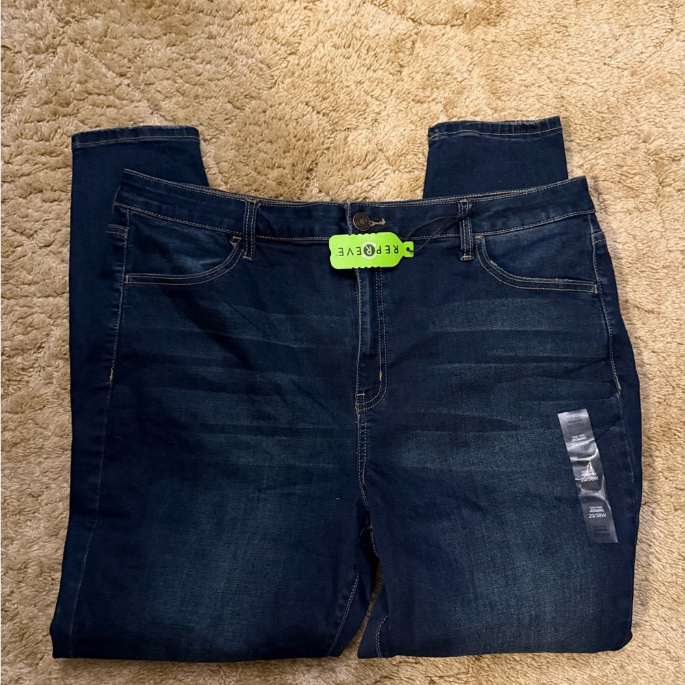 SO Women's High Rise Dark Blue Jeans